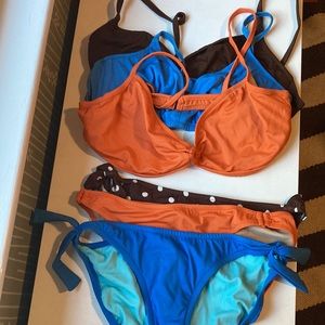 Lot of three almost new JCrew bathing suits